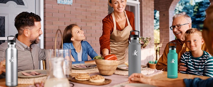 TERMOS BUTELKA TERMICZNA KUBEK NA KAWĘ HERBATĘ ZE SŁOMKĄ WIŚNIOWY 750ML