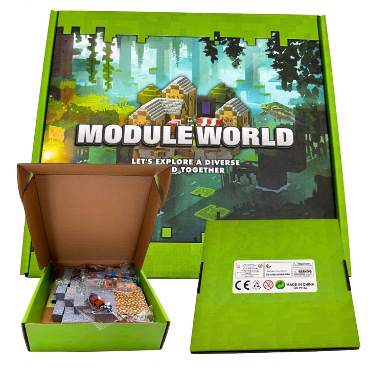 Klocki Magnetyczne Zestaw Klocków Edukacyjnych Na Magnes 32 SZT. + LUDZIK