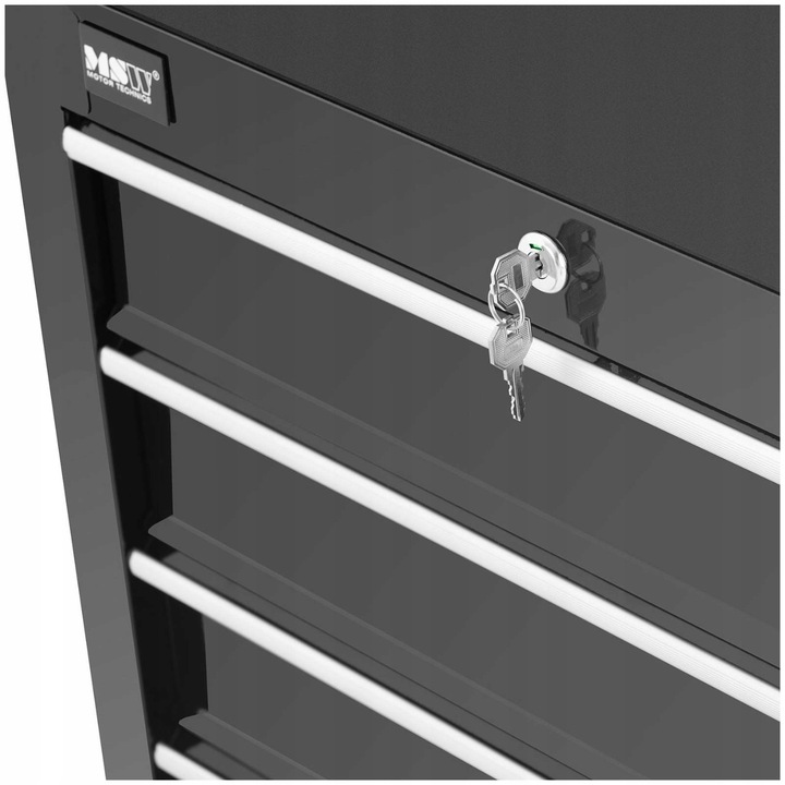 WÓZEK NARZĘDZIOWY SZAFKA WARSZTATOWA 5 PÓŁEK ZAMEK