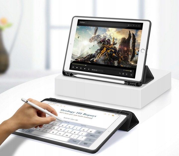 ETUI POKROWIEC DO APPLE IPAD 10.2 GEN 9 2021 CZARNY