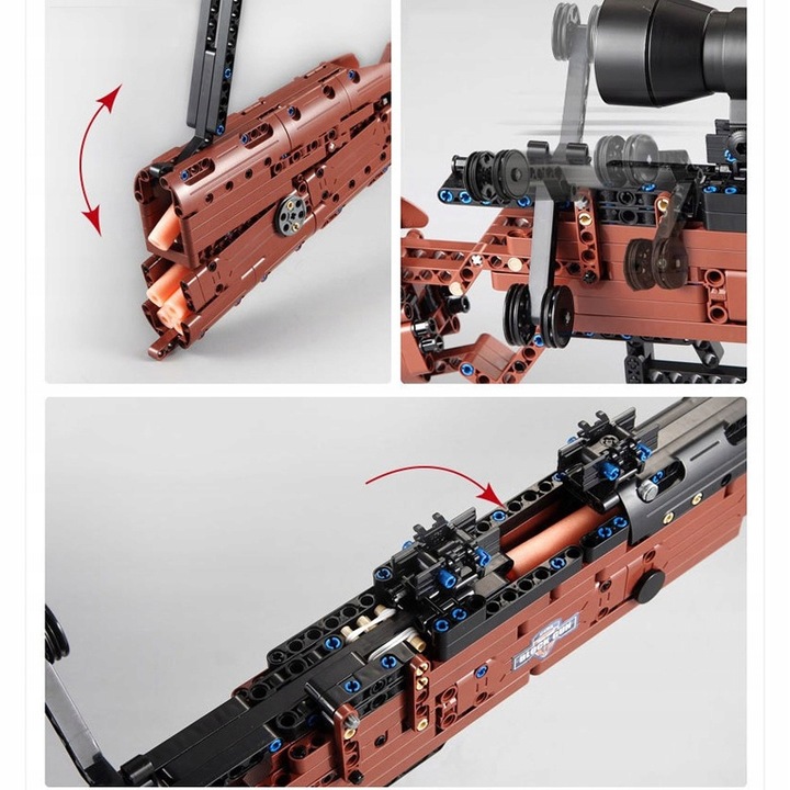 CADA KLOCKI KONSTRUKCYJNE KARABIN 653 EL + NABOJE
