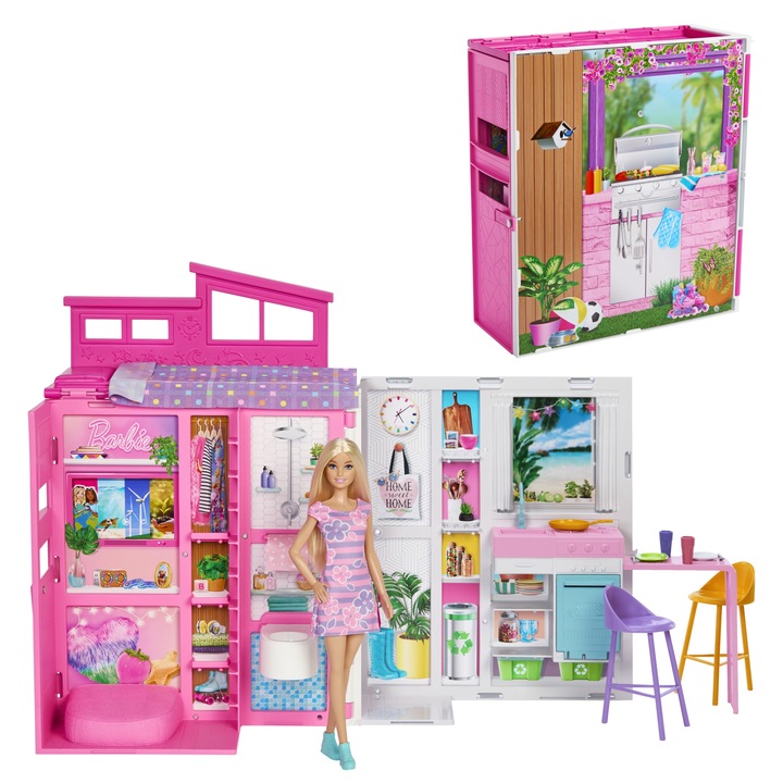 BARBIE DOMEK Dla Lalek Zestaw Do Zabawy