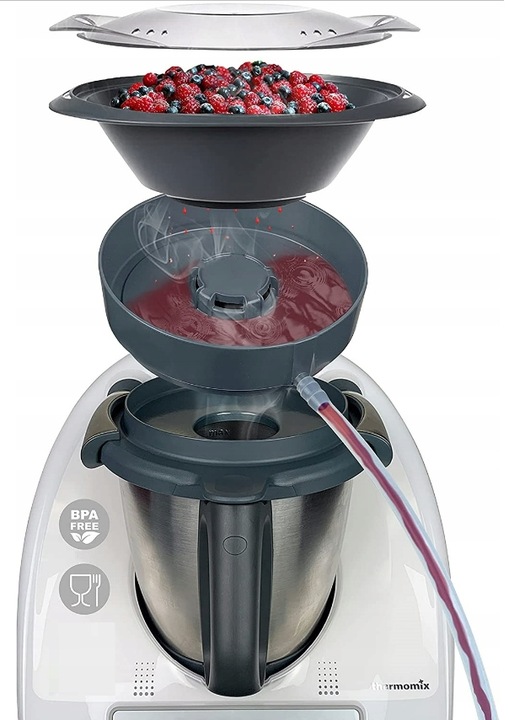 Sokownik parowy / sokowirówka do VORWERK Thermomix TM6 TM5 | atest +BPAfree