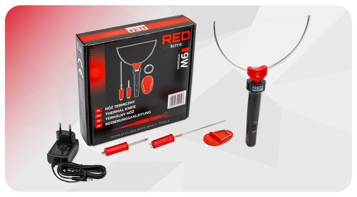 NÓŻ TERMICZNY DO CIĘCIA STYROPIANU 3W1 WYCINARKA DO MATERIAŁÓW IZOLACYJNYCH