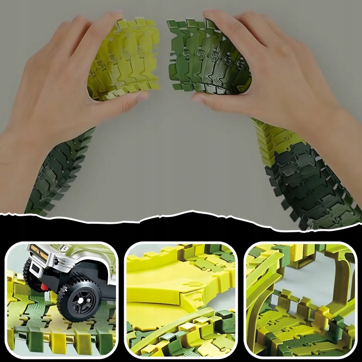 MEGA TOR WYŚCIGOWY DINO PARK DINOZAURÓW 169 EL DINOZAURY SAMOCHODZIK TOR