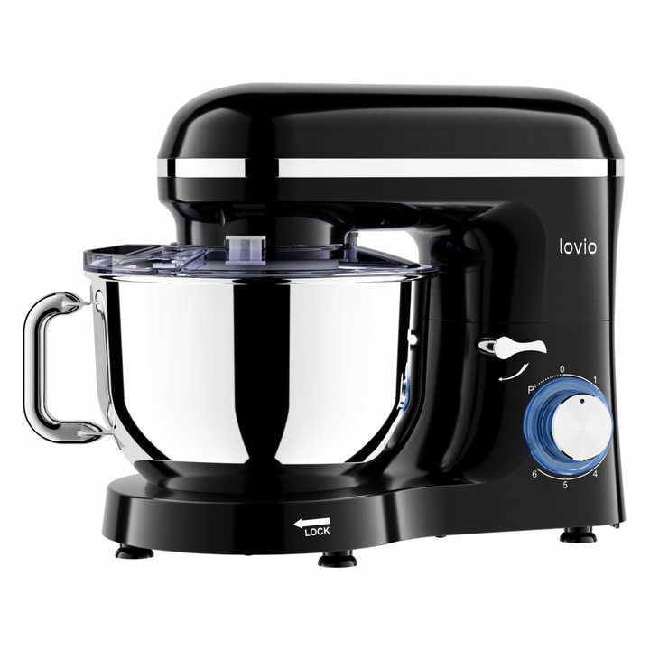 Robot kuchenny MIKSER PLANETARNY Z MISĄ 6,2L 1900W MOCNY TRWAŁY AKCESORIA