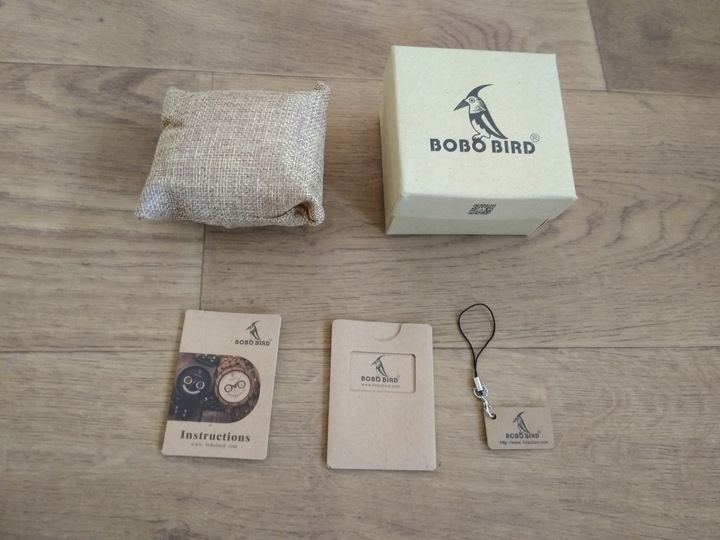 DREWNIANY ZEGAREK MĘSKI BOBO BIRD T155-4 ELEGANCKI BRANSOLETA TARCZA LIŚĆ