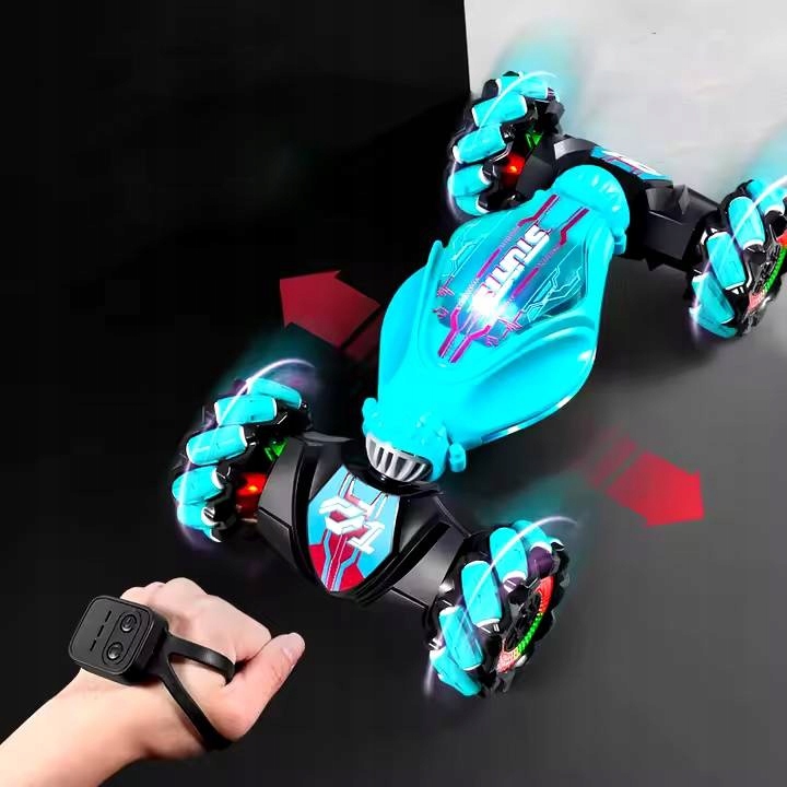 SAMOCHÓD STEROWANY GESTAMI + 2 x PILOT - AUTO 4X4 zdalnie sterowany AKUMULA