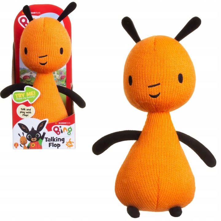Maskotka MÓWIĄCY FLOP - pluszak 27 cm z serialu BING - mówi po polsku