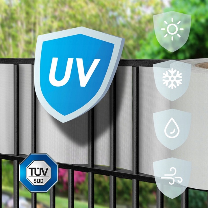 TAŚMA OGRODZENIOWA SZARA 19CMX35M UV+ OSŁONA NA OGRODZENIA PANELOWE 3D PŁOT
