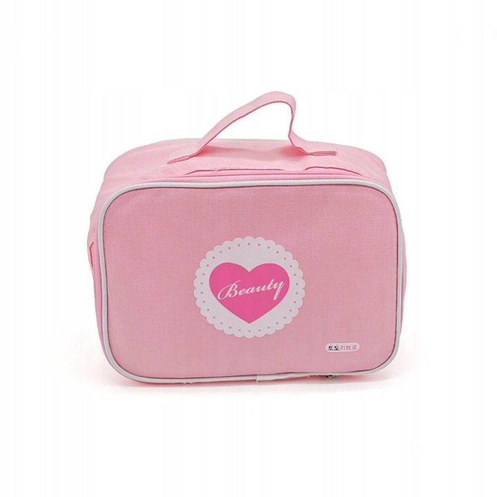 Zestaw do makijażu kosmetyczka dla dzieci toaletka walizka lustro Kinderlly