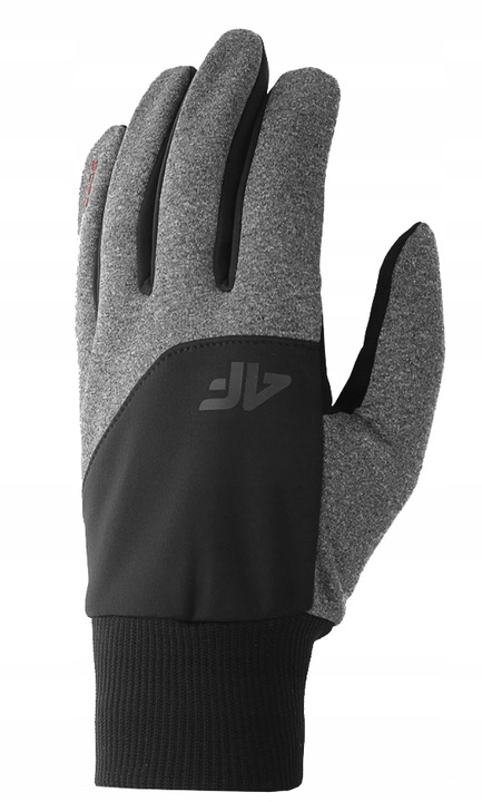 RĘKAWICZKI ZIMOWE 4F MĘSKIE DAMSKIE ANTYPOŚLIZGOWE UNISEKS AW23U039