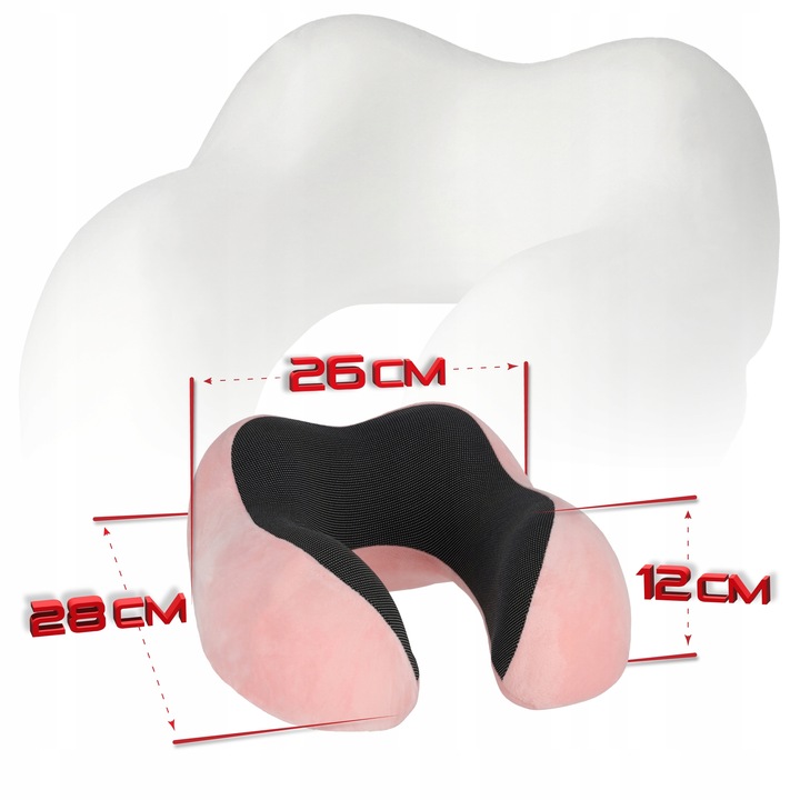 PODUSZKA PODRÓŻNA TURYSTYCZNA ROGAL NA SZYJĘ ZAGŁÓWEK DO SAMOCHODU MEMORY