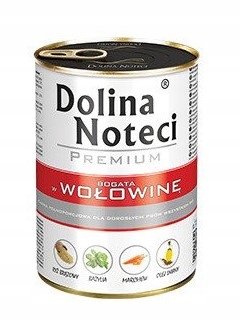 Mokra karma dla psa Dolina Noteci Premium MIX smaków 10x400g