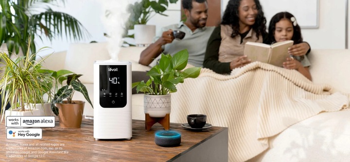 Nawilżacz powietrza Levoit OasisMist 450S dyfuzor ciepła zimna mgiełka 40m2