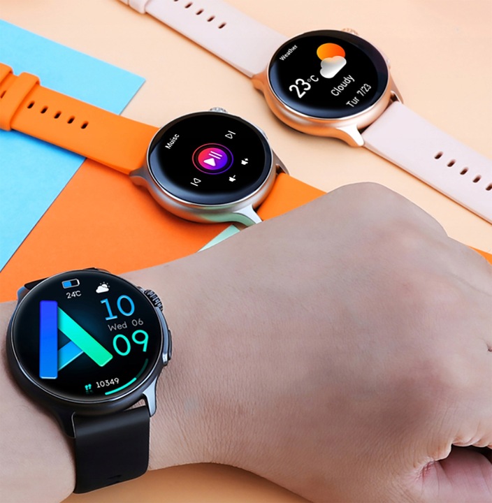 Zegarek SMARTWATCH Rubicon ROZMOWY MENU PL KROKI AMOLED ALWAYS ON DISPLAY