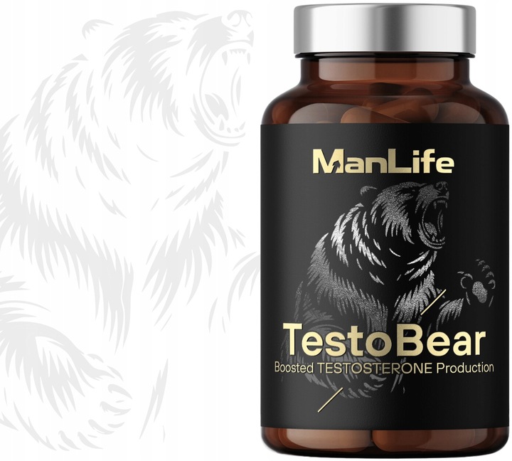 TESTOSTERON tabletki | Naturalny Booster TESTOSTERONU | ManLife TestoBear