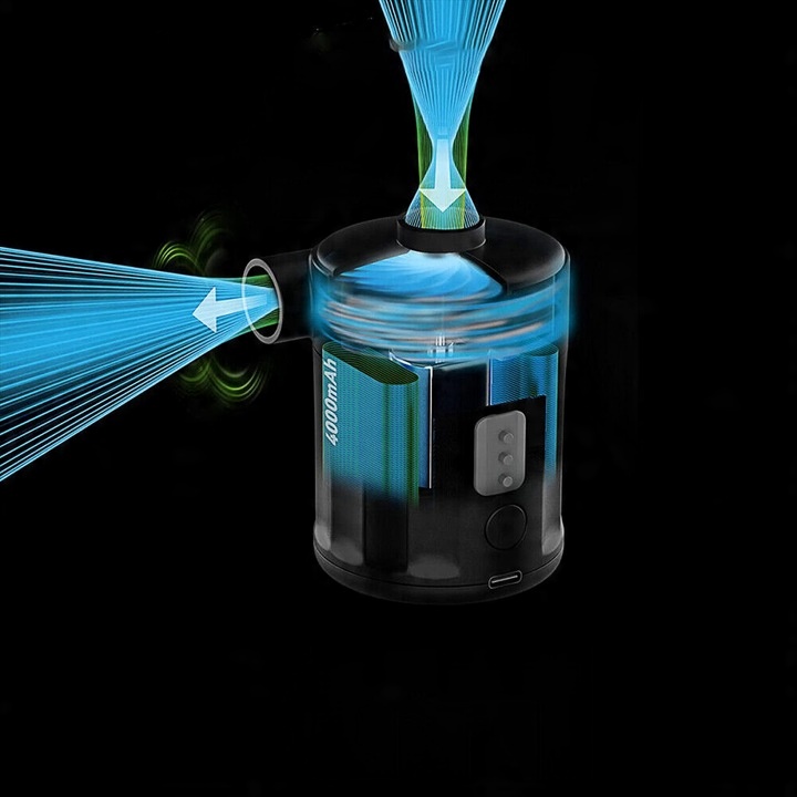 POMPKA AKUMULATOROWA Bezprzewodowa ELEKTRYCZNA do BASENU MATERACA KOMPRESOR