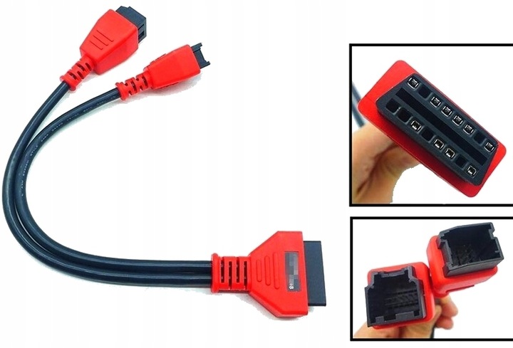 Adapter OBD2 12+8 Bypass Security Gateway FCA SGW do Alfa Jeep Chrysler