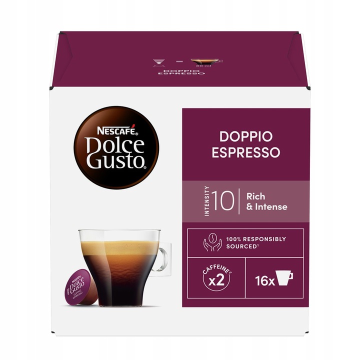 Kapsułki kawa espresso Nescafe Dolce Gusto 4+2