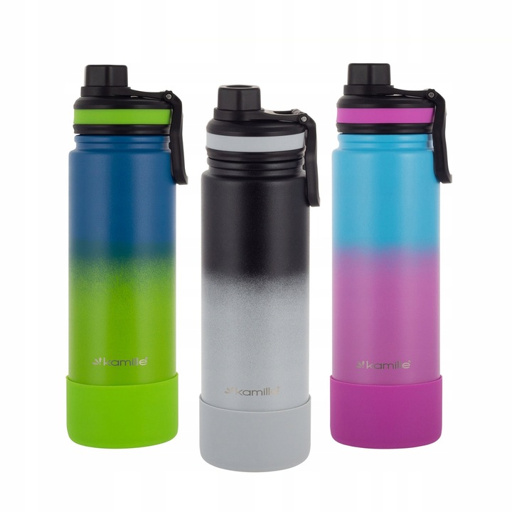 KUBEK TERMICZNY stalowy duży TERMOS do kawy herbaty szczelny KAMILLE 720ml