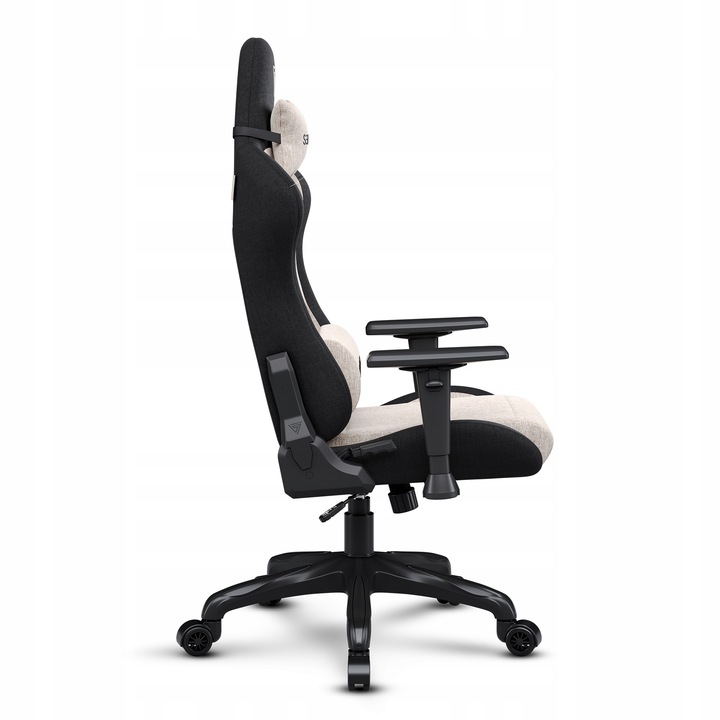 Fotel Gamingowy Materiałowy Obrotowy Biurowy Krzesło Gracza Kubełek Sense7