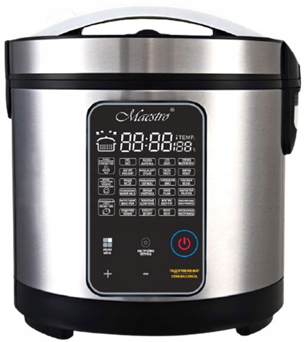 MULTICOOKER PAROWAR SZYBKOWAR ELEKTRYCZNY GARNEK 26 PROGRAMÓW 5L 700W TIMER