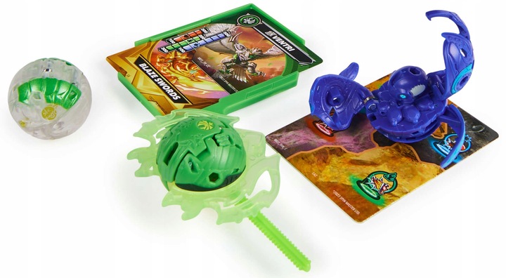 BAKUGAN ZESTAW STARTOWY 3 FIGURKI SPECIAL ATTACK
