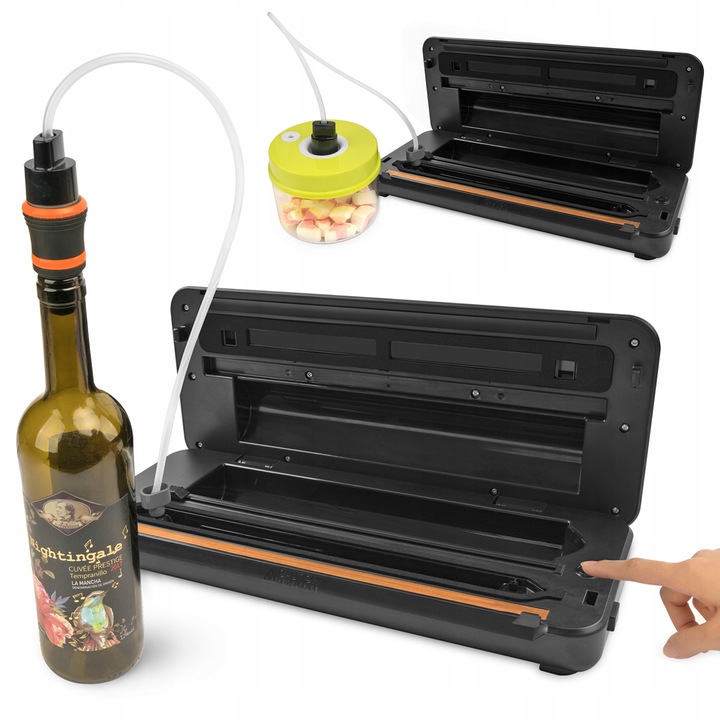 Zgrzewarka próżniowa Pakowarka żywności Automatyczna Roczny zapas folii 26m