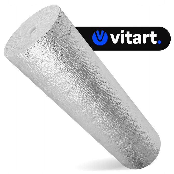 Ekran zagrzejnikowy VitArt 10000 x 500 x 3 mm ODBIJAJĄCY CIEPŁO MATA