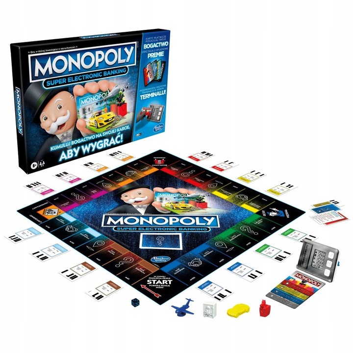 HASBRO Gra Monopoly Super Electronic Banking PL