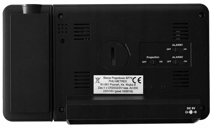 STACJA POGODOWA METEO SP79 Z Projektorem