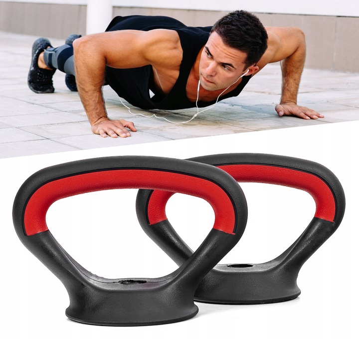 HANTLE regulowane 2x20KG sztanga KETTLEBELL zestaw HANTLI 6w1 GRYFY uchwyty