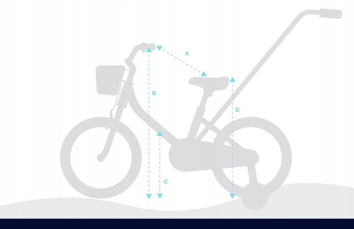 ROWER DZIECIĘCY TABOU ROWEREK MINI 14 CALI BARDZO LEKKI DLA DZIEWCZYNKI