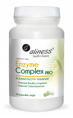Aliness Enzyme Complex PRO ODCHUDZANIE ZAPARCIA 90 kapsułek