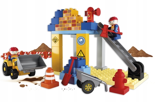 KLOCKI UNICO PLAC BUDOWY BUDOWNICZY KONSTRUKCYJNE KOMPATYBILNE 39 ELEMENTÓW