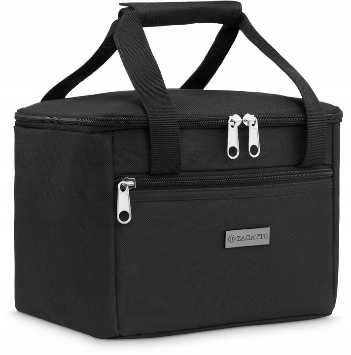 Torba termiczna na lunch box na jedzenie mała śniadaniowa na ramie ZAGATTO