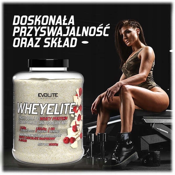 EVOLITE WHEYELITE 2kg PROTEIN WPC80 WPI SERWATKA