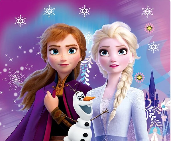 Zegarek 3D z projektorem Frozen Elsa