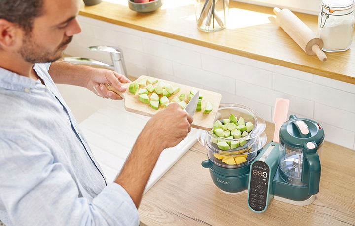 BABYMOOV 6W1 ROBOT KUCHENNY DO GOTOWANIA ZDROWEJ POSIŁKÓW DLA DZIECI 500W