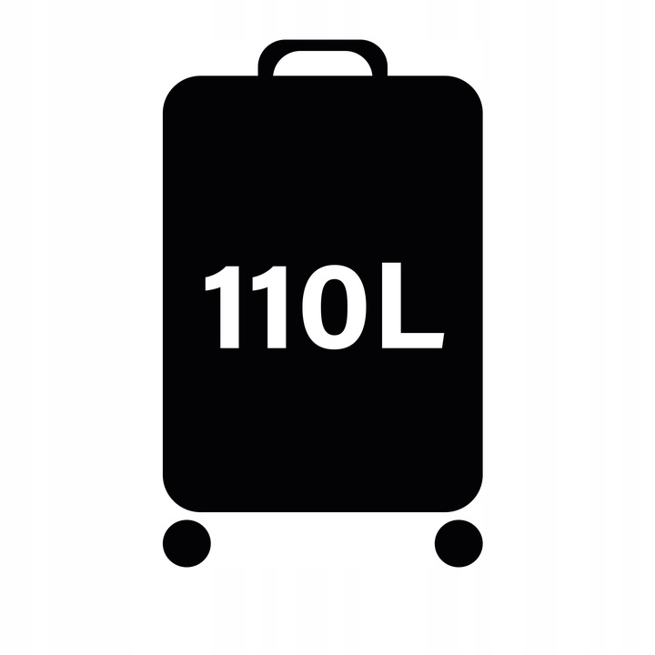 Walizka duża polipropylen lekka pojemna wytrzymała SwissBag 110l Echo 77 cm