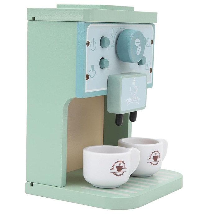 Drewniany ekspres do kawy kawiarnia akcesoria ZESTAW małego baristy (W058)