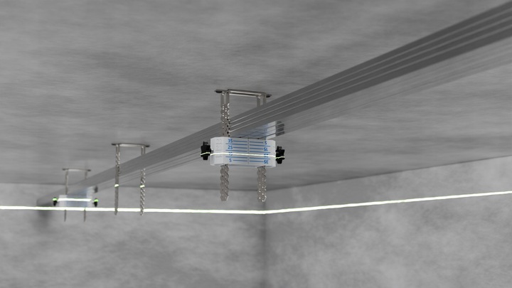 4X UCHWYT DO POZIOMOWANIA SUFITU PROFIL CD60 ES WIESZAK G-K ORYGINAŁ