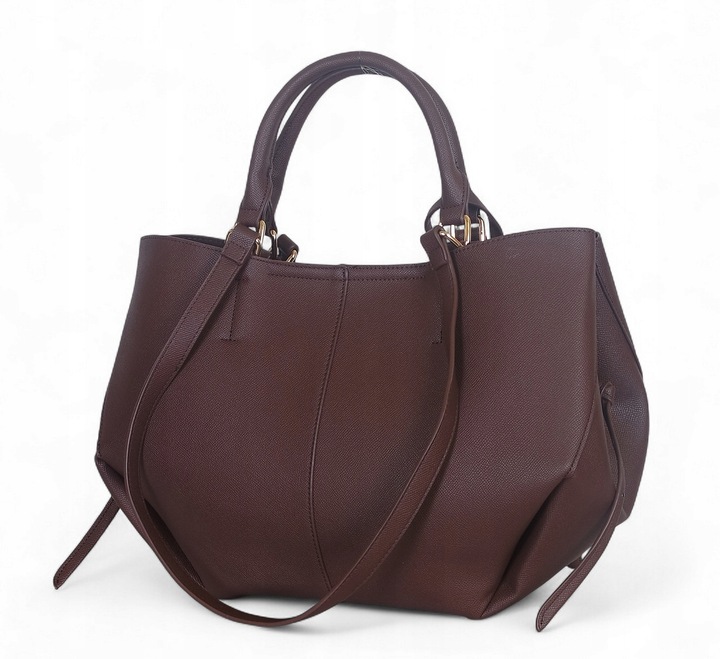 Gallantry Paris Genialna czekoladowa torebka shopper Łódka Pola Portfelik