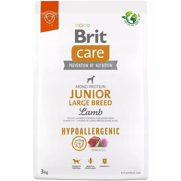BRIT Care Hypoallergenic Junior Large Breed 3 kg