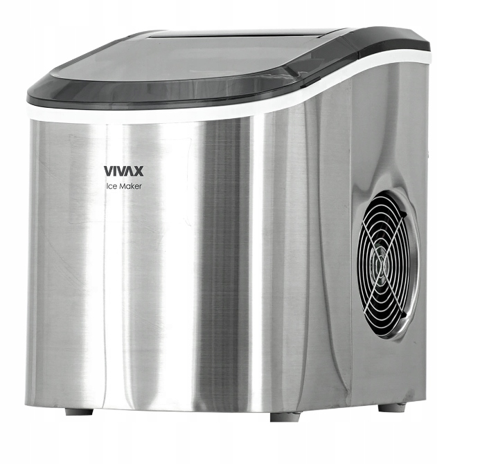 MOCNA KOSTKARKA DO LODU MASZYNA DO KOSTEK INOX S/L 12kg/dzień 240W+GRATIS