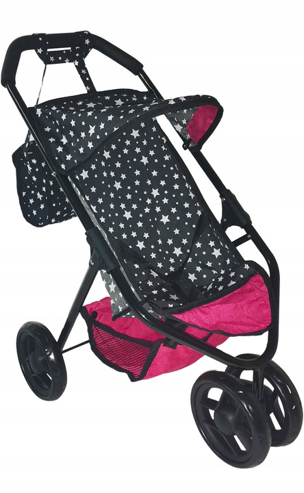 WÓZEK DLA LALEK SPACEROWY Spacerówka + TORBA
