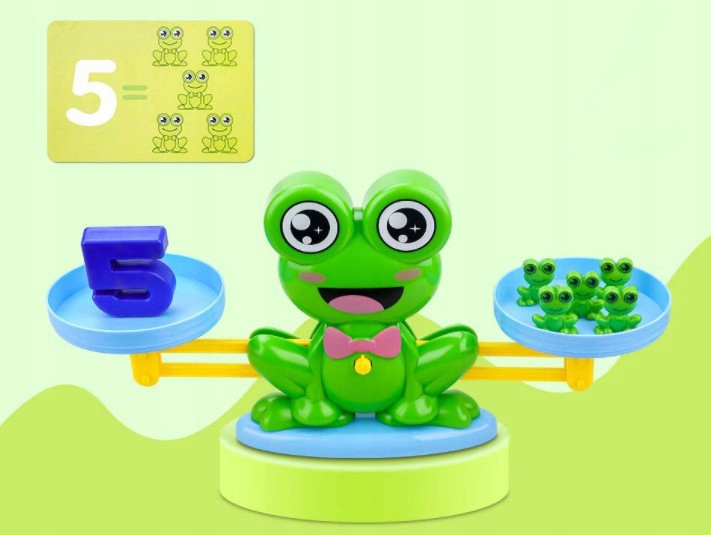 Gra Edukacyjna Waga Szalkowa Żaba Nauka Liczenia