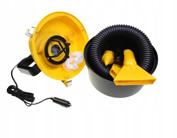 ODKURZACZ SAMOCHODOWY 12V 3 Dysze SUCHO MOKRO