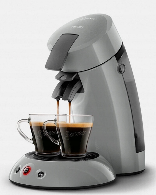 Ekspres kapsułkowy Philips HD7806 1 bar srebrny/szary